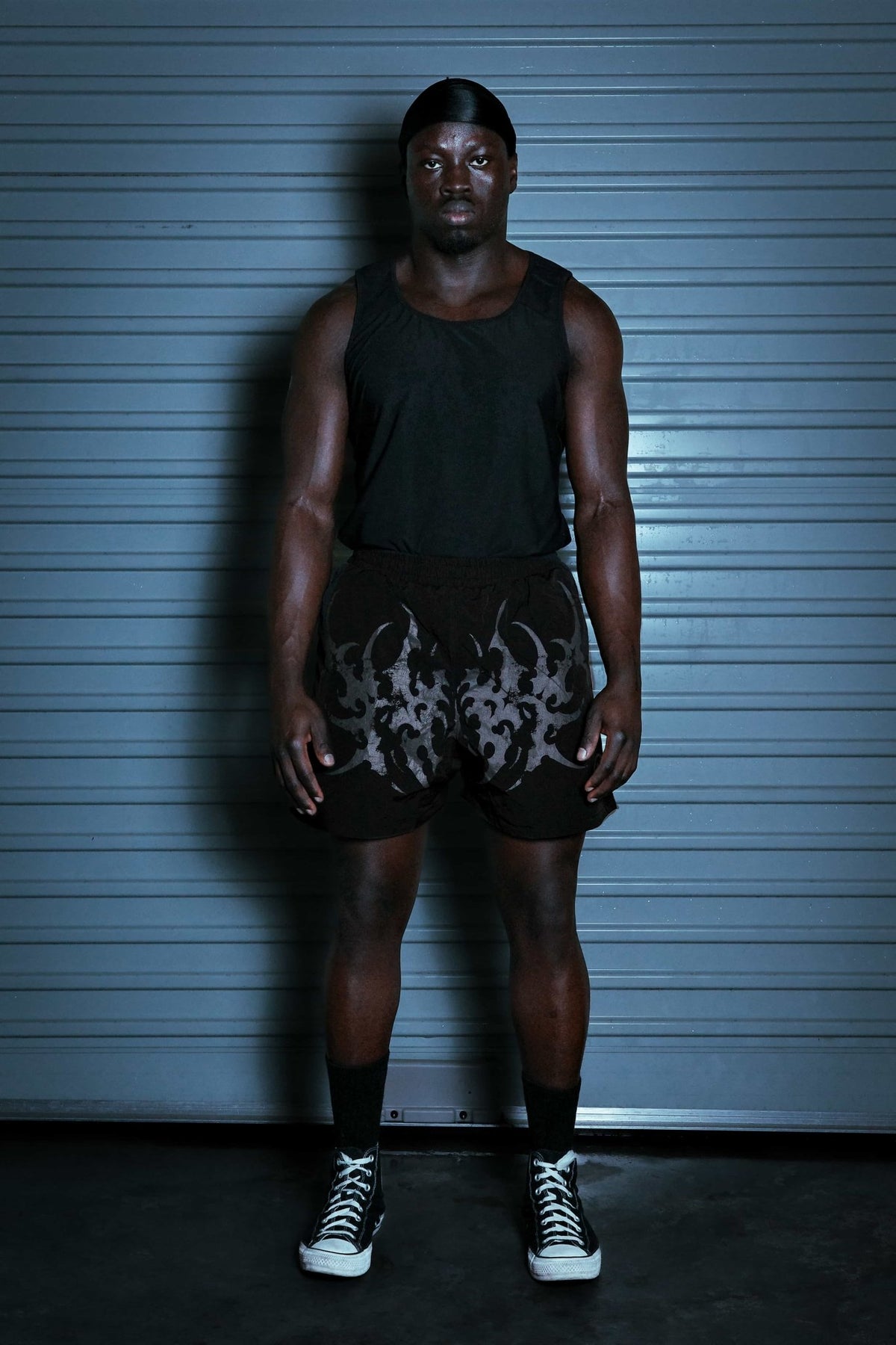 STELLAR BLACK/ DARK GREY SHORTS - CELESTE SPORTSSS
