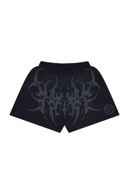 STELLAR BLACK/ DARK GREY SHORTS - CELESTE SPORTSSS