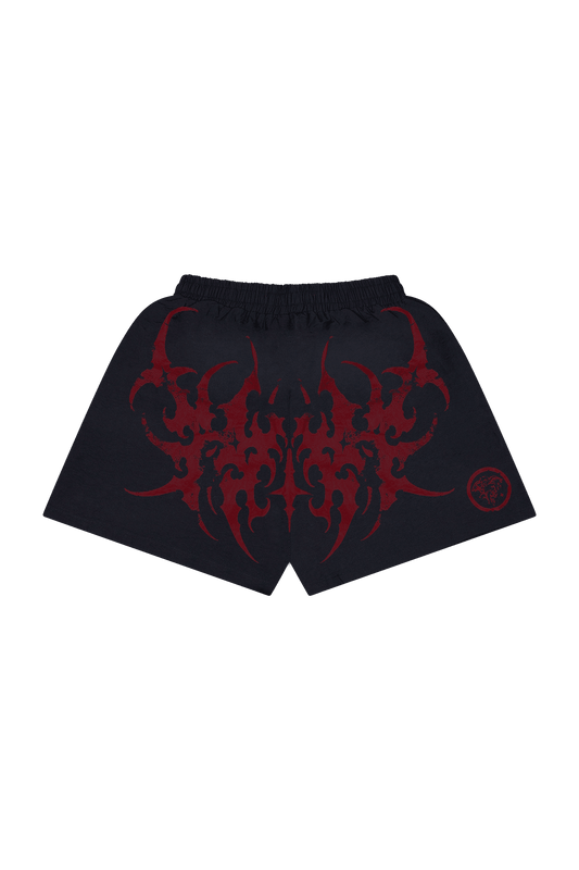 STELLAR BLACK/RED SHORTS - CELESTE SPORTSSS