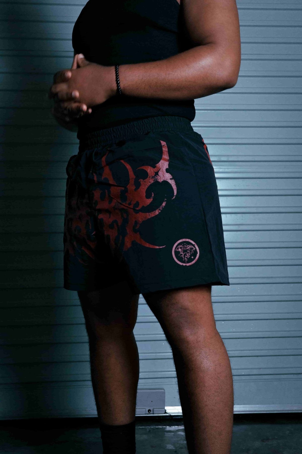 STELLAR BLACK/RED SHORTS - CELESTE SPORTSSS