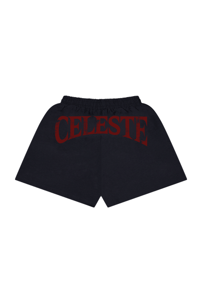 STELLAR BLACK/RED SHORTS - CELESTE SPORTSSS