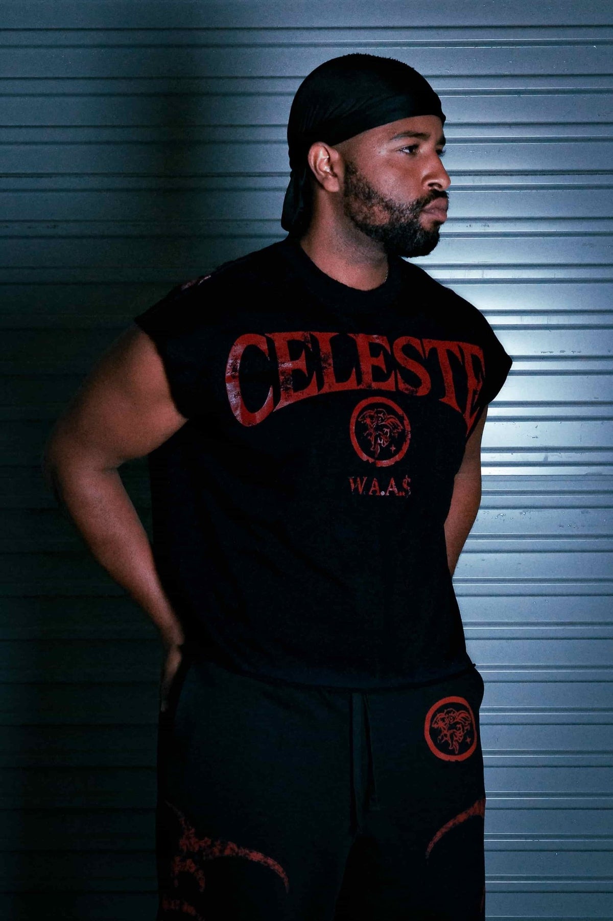 STELLAR CROPPRED RED TANK - CELESTE SPORTSSS