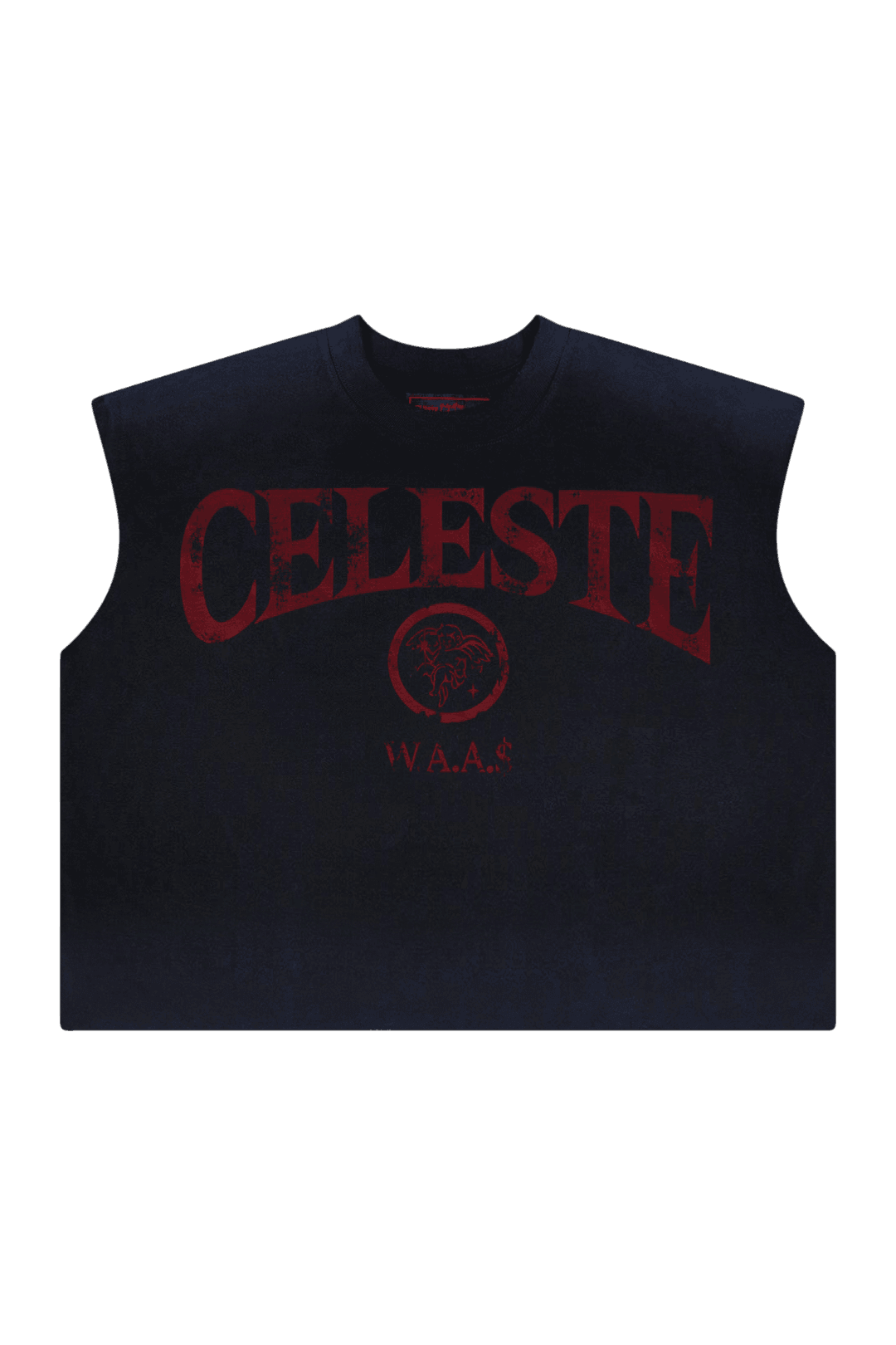 STELLAR CROPPRED RED TANK - CELESTE SPORTSSS