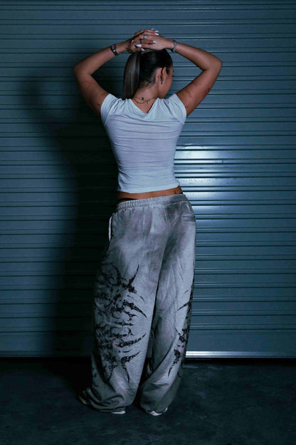 STELLAR GREY/BLACK SWEATPANTS - CELESTE SPORTSSS