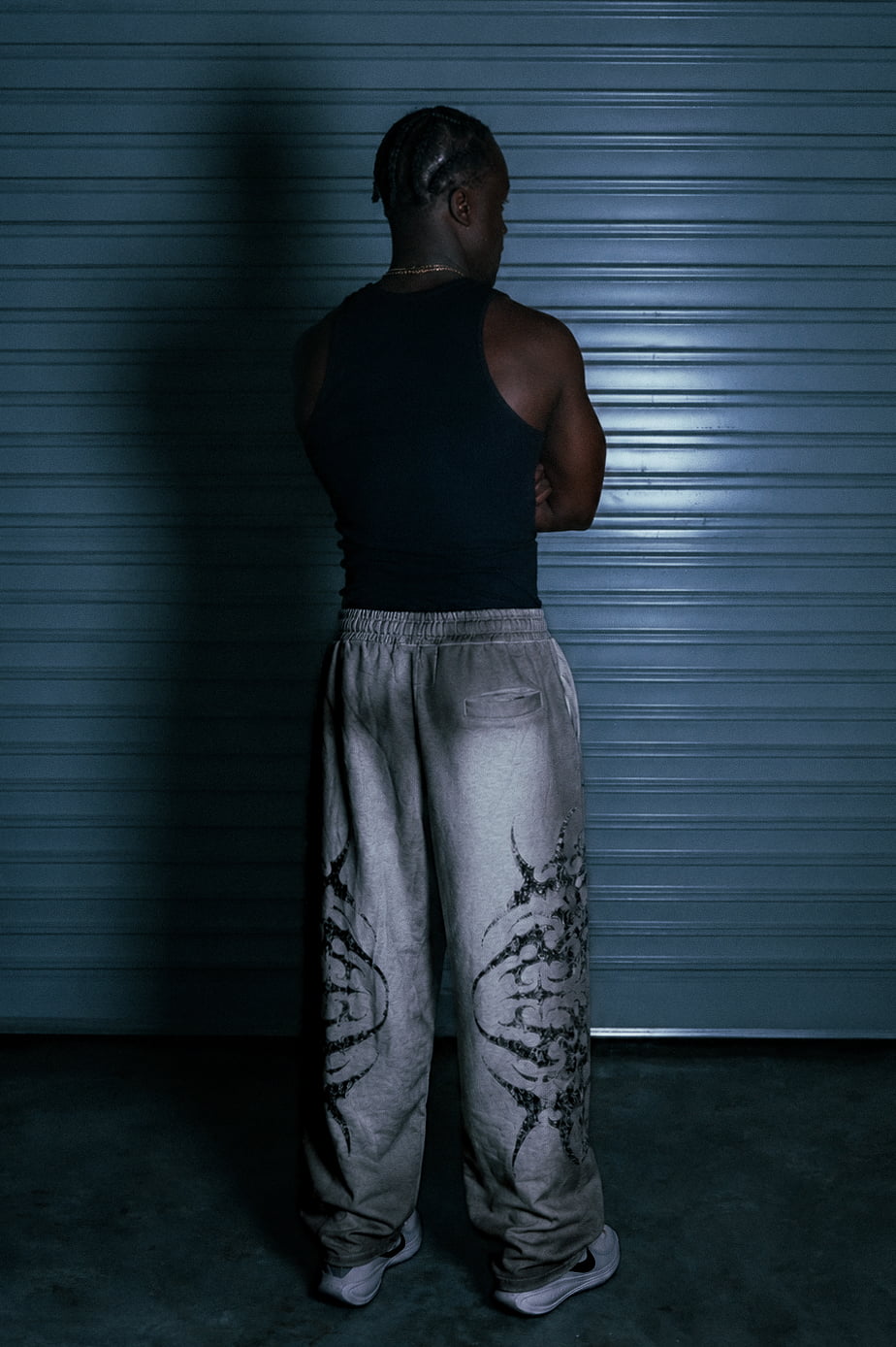 STELLAR GREY/BLACK SWEATPANTS - CELESTE SPORTSSS