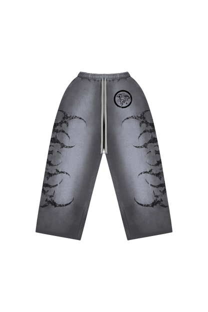 STELLAR GREY/BLACK SWEATPANTS - CELESTE SPORTSSS