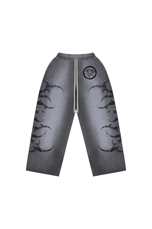 STELLAR GREY/BLACK SWEATPANTS - CELESTE SPORTSSS